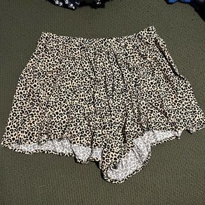 Forever 21 ; Large ; Cheetah print shorts